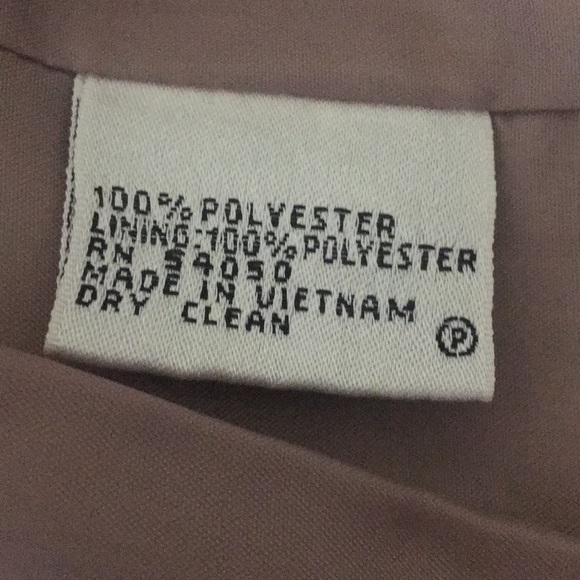 Vintage style Oat color 2 piece skirt/jacket suit - Picture 5 of 8